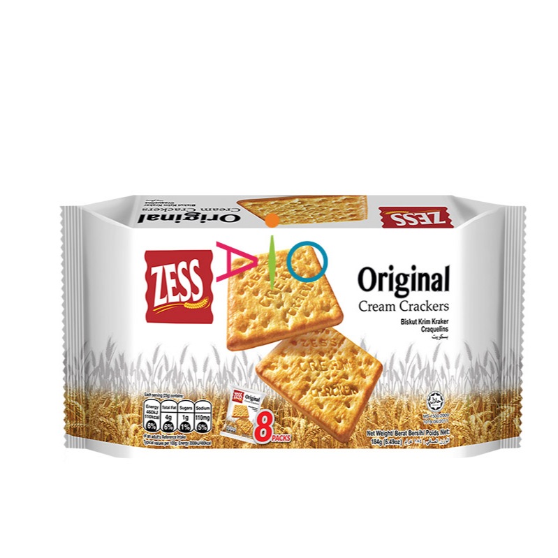 Jual ZESS Original Cream Crackers | Sugar Crackers | Sandwich Crackers ...