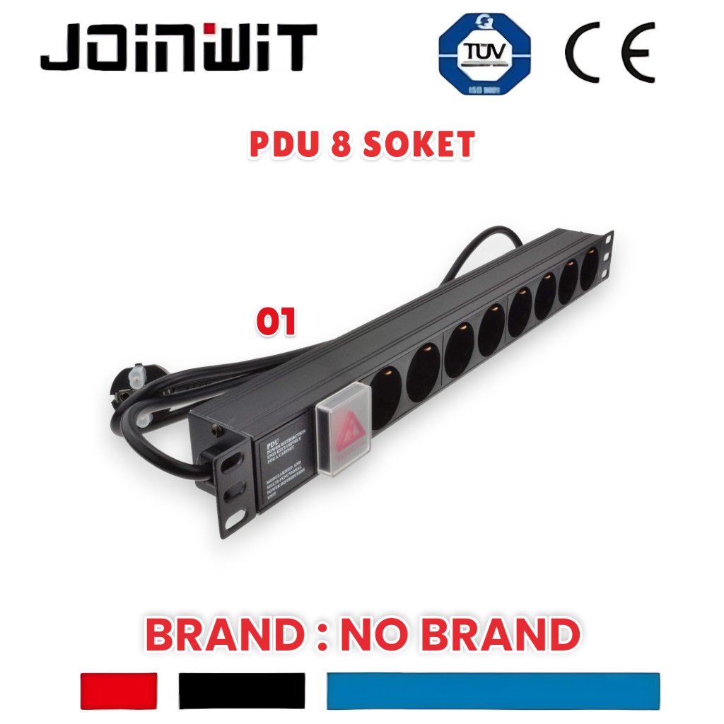Jual PDU 8 OUTLET POWER DISTRIBUTION OUTLET 8 soket PDU stop kontak ...