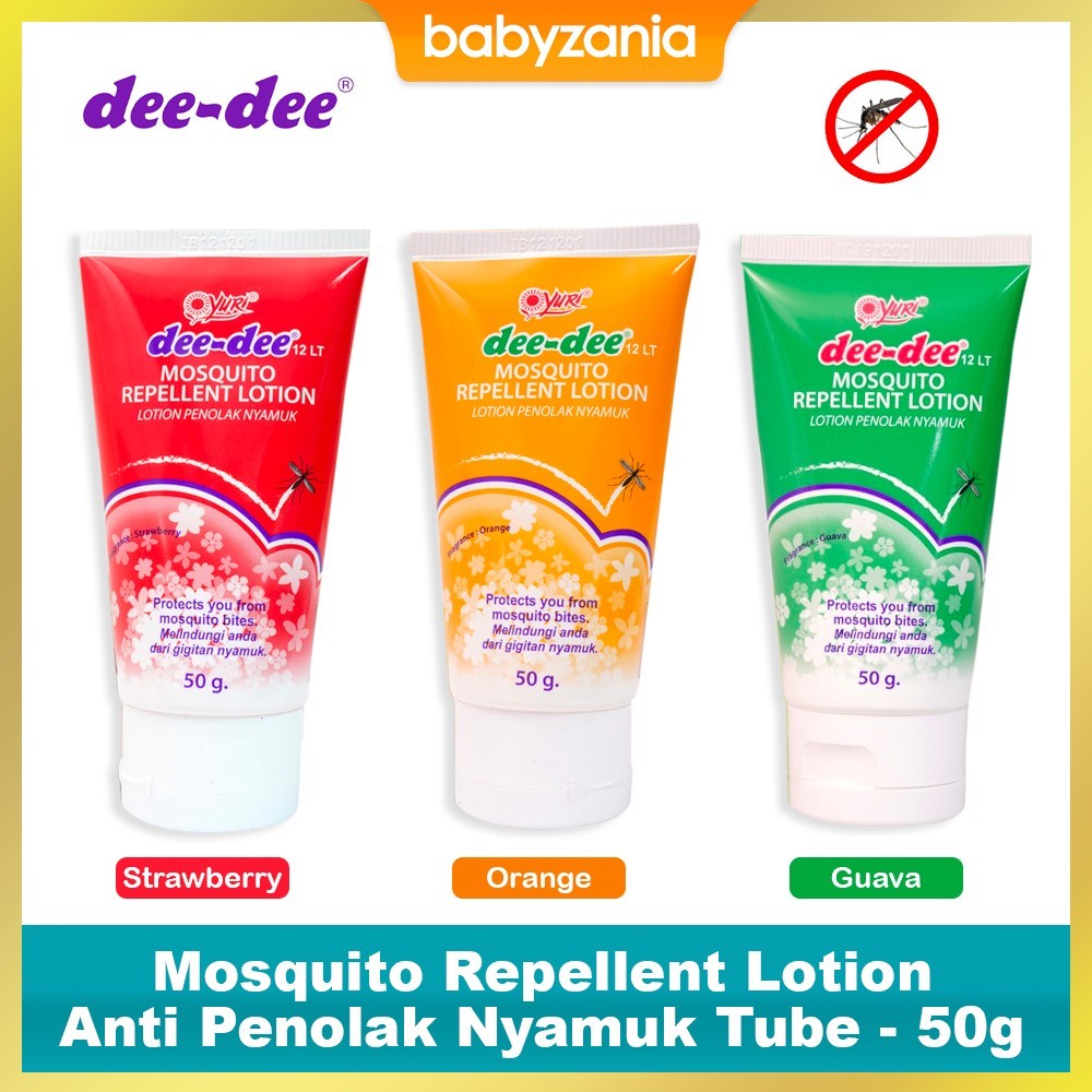 Jual Dee Dee Mosquito Repellent Lotion Anti / Penolak Nyamuk Tube - 50 ...