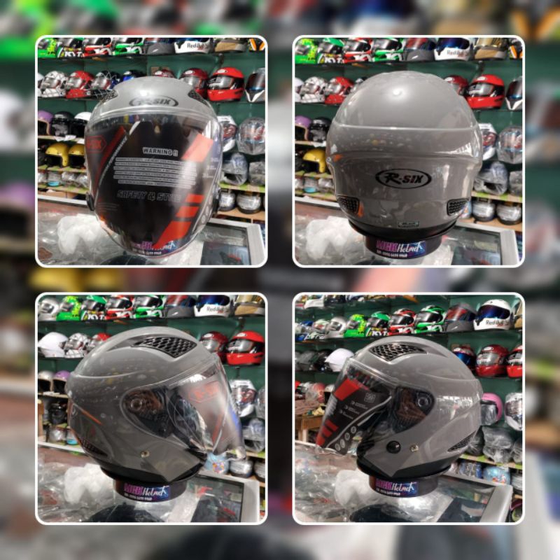 Jual HELM R-SIX ZEUS | Shopee Indonesia