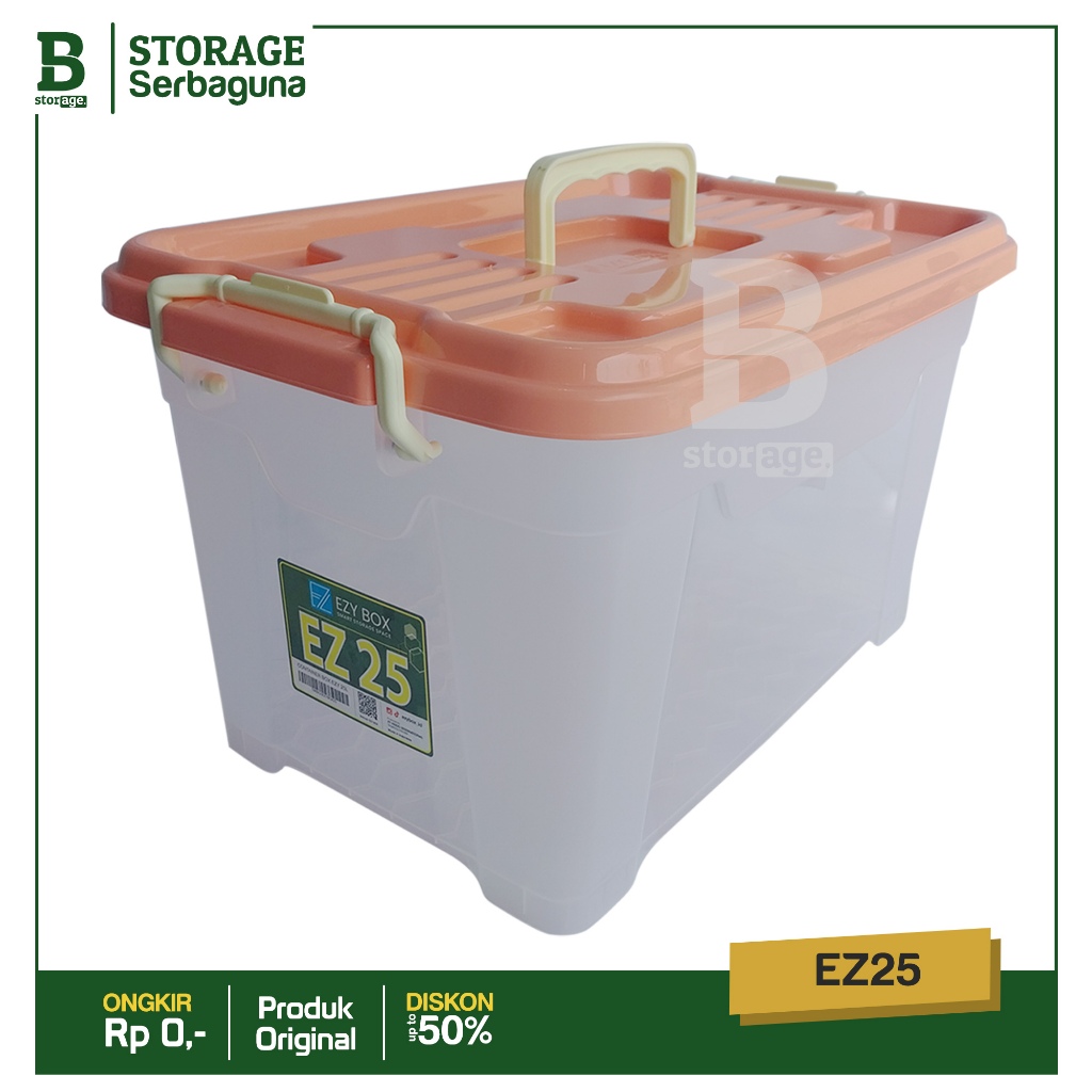 Jual Box Container Murah CB 25 Liter Kotak Serbaguna Plastik EZY BSM ...