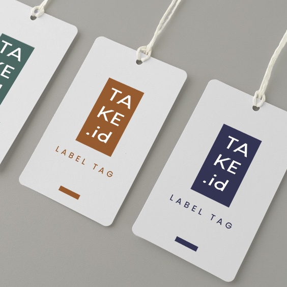 Jual Label TAG / HANGTAG/ Label Produk Custom (1 SISI) | Shopee Indonesia