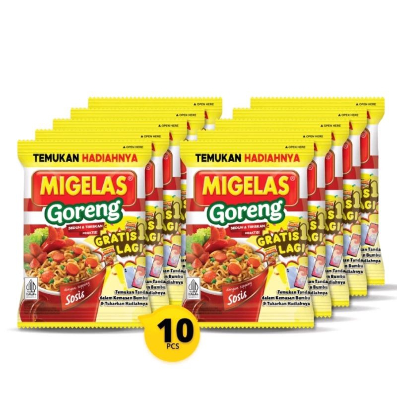 Jual MIE MIGELAS RENCENG ISI 10| MI GELAS RENCENG ISI 10 | Shopee Indonesia