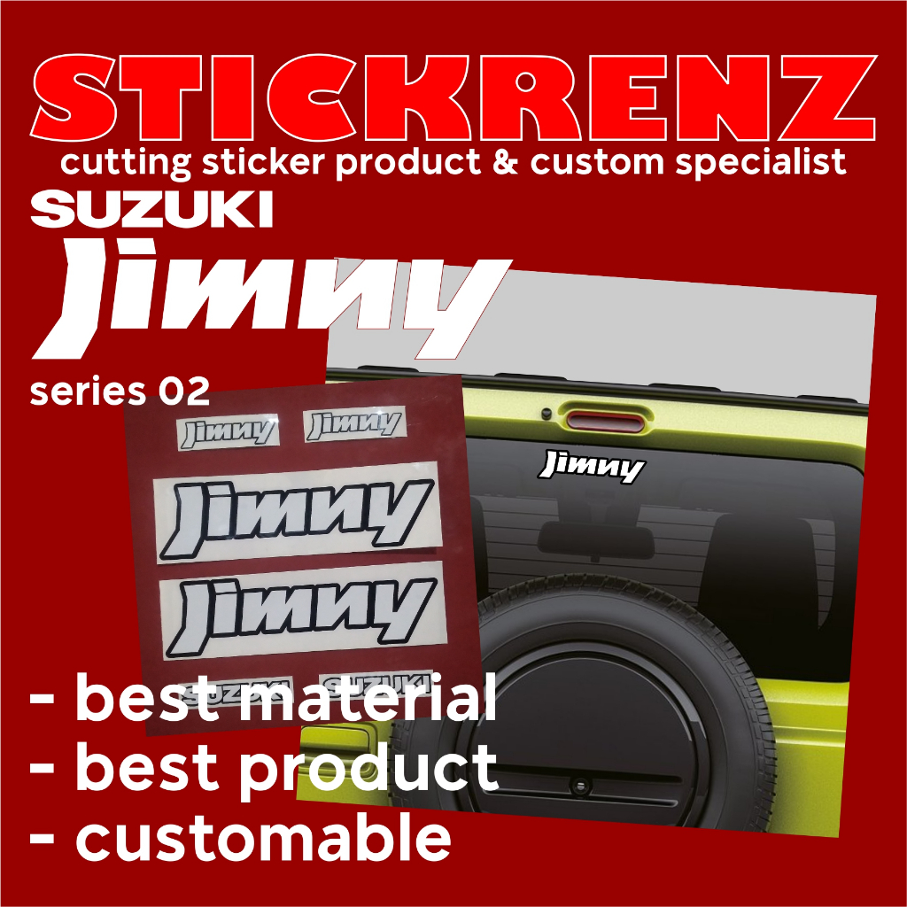 Jual Cutting Sticker Stiker Mobil Suzuki Jimny 02 Custom | Shopee Indonesia