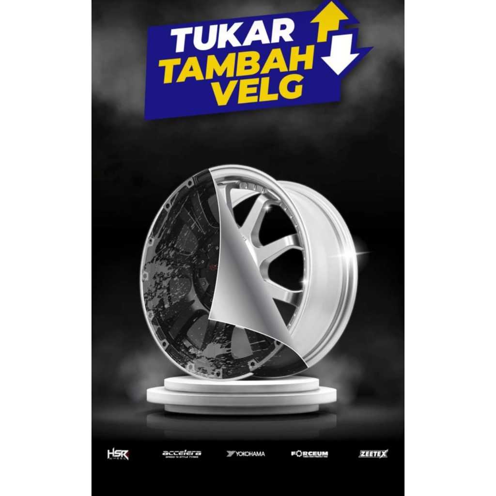 Jual Velg Pelek Mobil R15 Merk X0-1 h4x100 h4x114,3 SSR Warna Putih ...