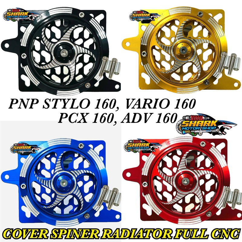 Jual Spiner cover radiator PNP VARIO 160 PCX 160 ADV 160 FULL CNC MODEL ...