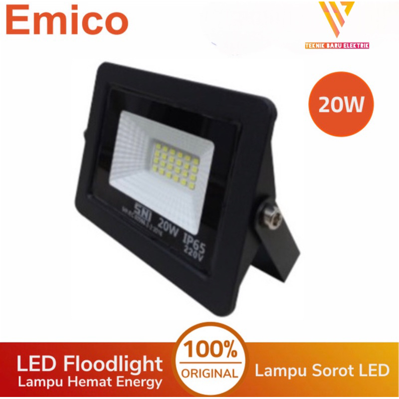 Jual Emico Lampu Sorot W Outdoor Watt Waterproof Taman Lapangan