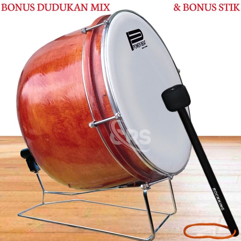 Jual Bas Hadroh Habib Syeh Warna kayu Ukuran 12,14,16,18 inch Mika ...