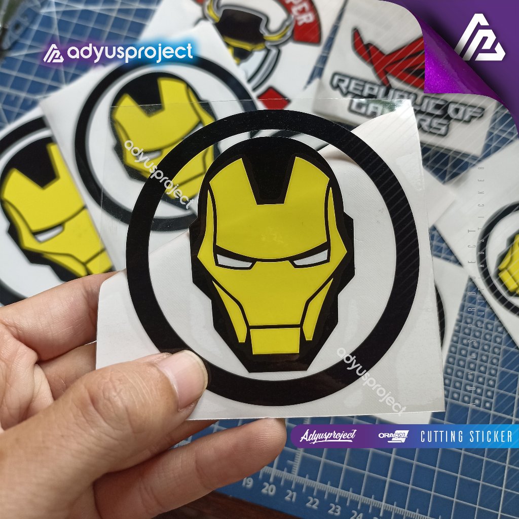 Jual Sticker IRONMAN Cutting Sticker | Shopee Indonesia