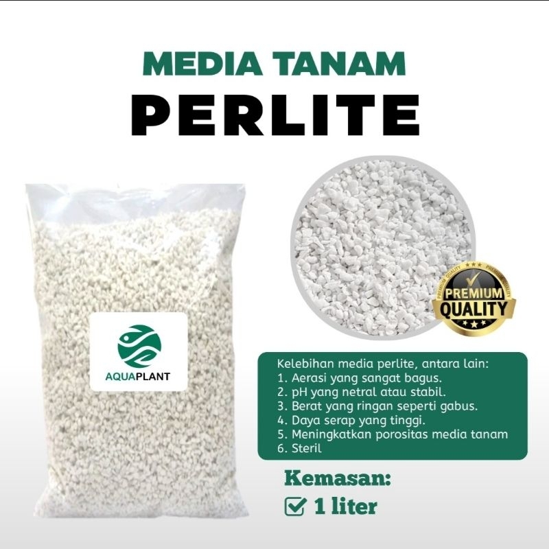 Jual Media Tanam Perlite 2 - 4 mm | 1 Liter | Shopee Indonesia