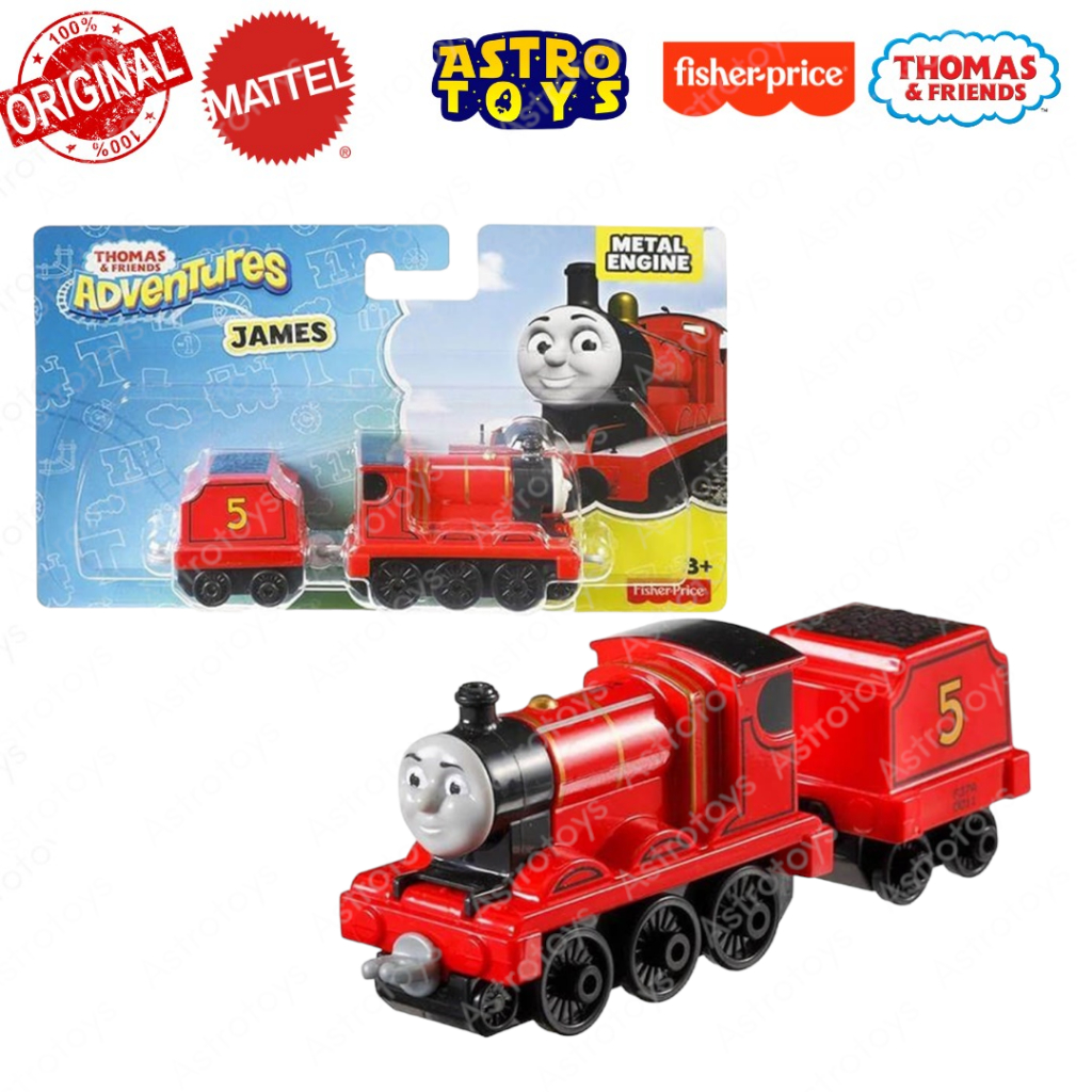 Jual Fisher Price James Thomas And Friends Adventures Metal Engine Push ...