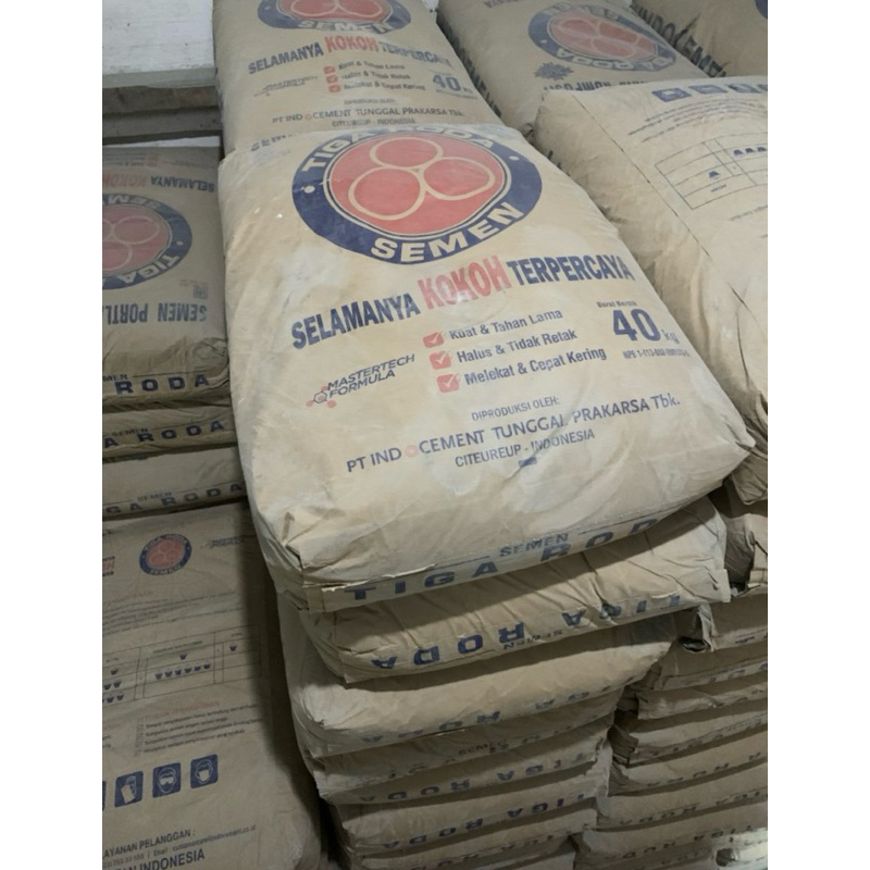 Jual semen tiga roda 40 kg / semen hitam 40kg ( area batam ) | Shopee ...