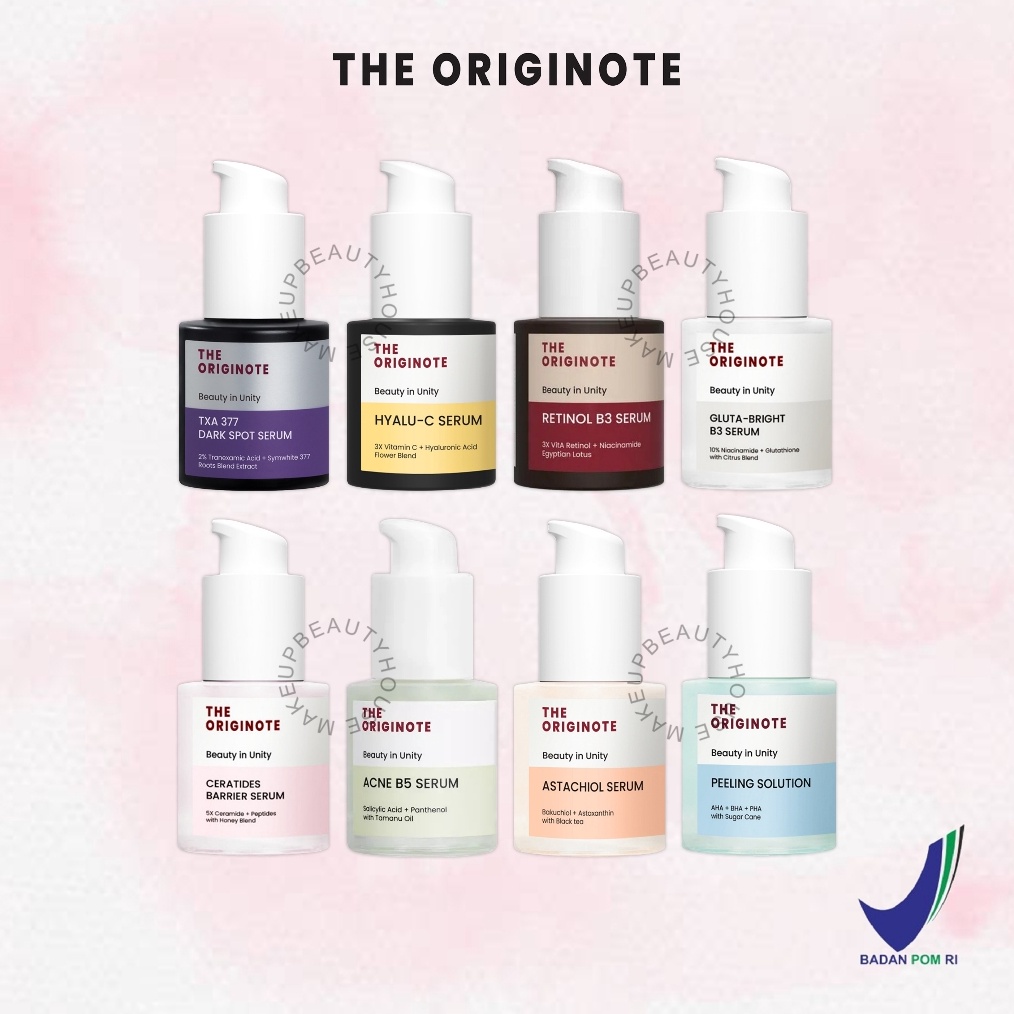 Jual SUPER THE ORIGINOTE Serum Retinol Bright B3 Acne B5 HyaluC Peeling ...