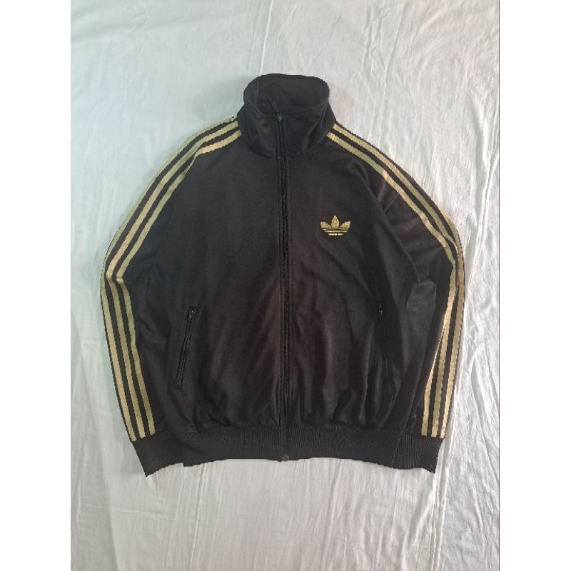 Adidas firebird black gold online