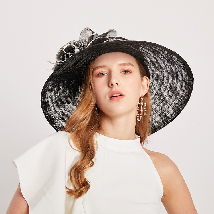 Jual Topi Pantai Wanita Pinggiran Lebar Model Eropa Dengan Elemen ...