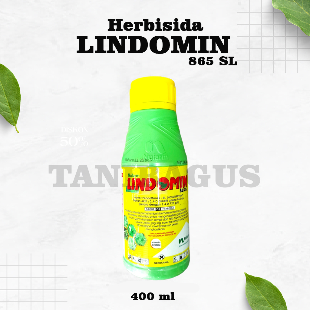 Jual Herbisida Lindomin 865 SL Original Pabrik 400 ml - Pengendali ...