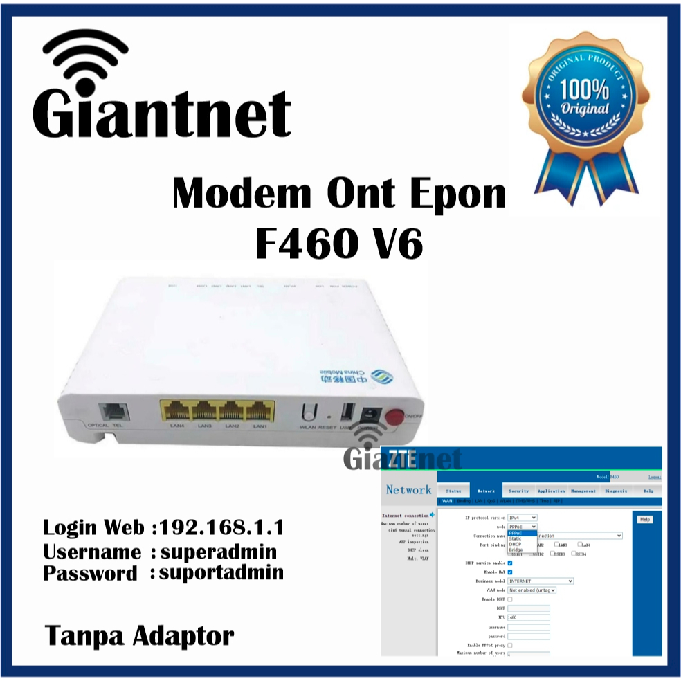 Jual Modem Ont Epon F460 V6 Second | Shopee Indonesia