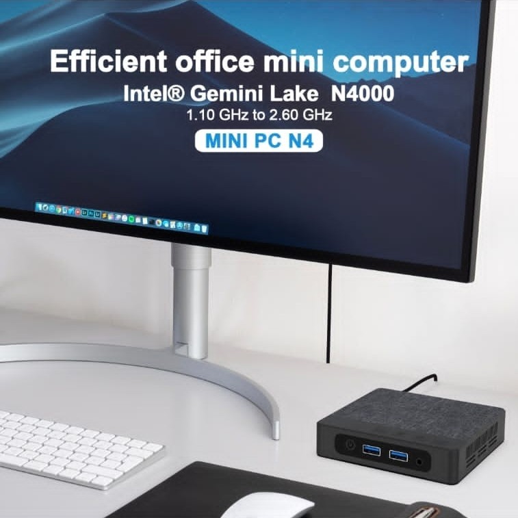 Jual Mini Pc N42 Intel Gemini Lake N4000 RAM 6GB & ROM 64GB Windows 11 ...