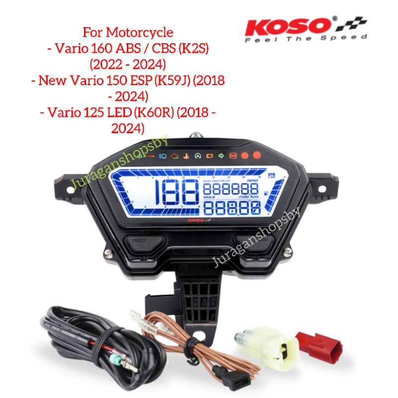 Jual Koso Remora Speedometer New Vario 125 Vario 150 ESP Vario 160 k25 Koso Original Shopee