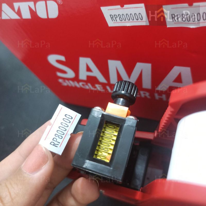 Jual SATO SAMARK Single Liner Hand Labeller (8 Digit)/ Tembakan Label ...