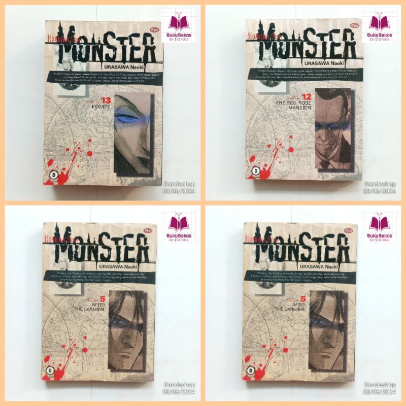 Jual Monster by Urasawa Naoki - Komik Bekas Preloved Original | Shopee ...