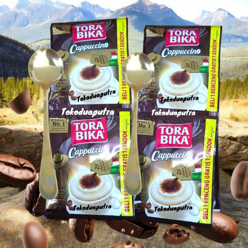Jual Torabika Cappucino 25 Gr X 20 Sachet (Twin pack ) free sendok ...