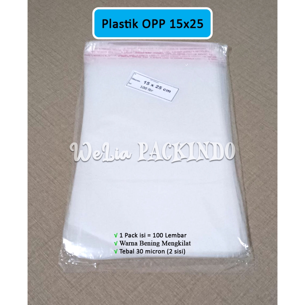 Jual Plastik Opp Undangan X Isi Lembar Plastik Opp Seal Lem Bening Plastik Souvenir