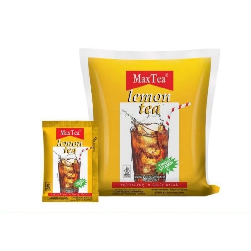 Jual MAX TEA LEMON TEA 30 SACHET | Shopee Indonesia