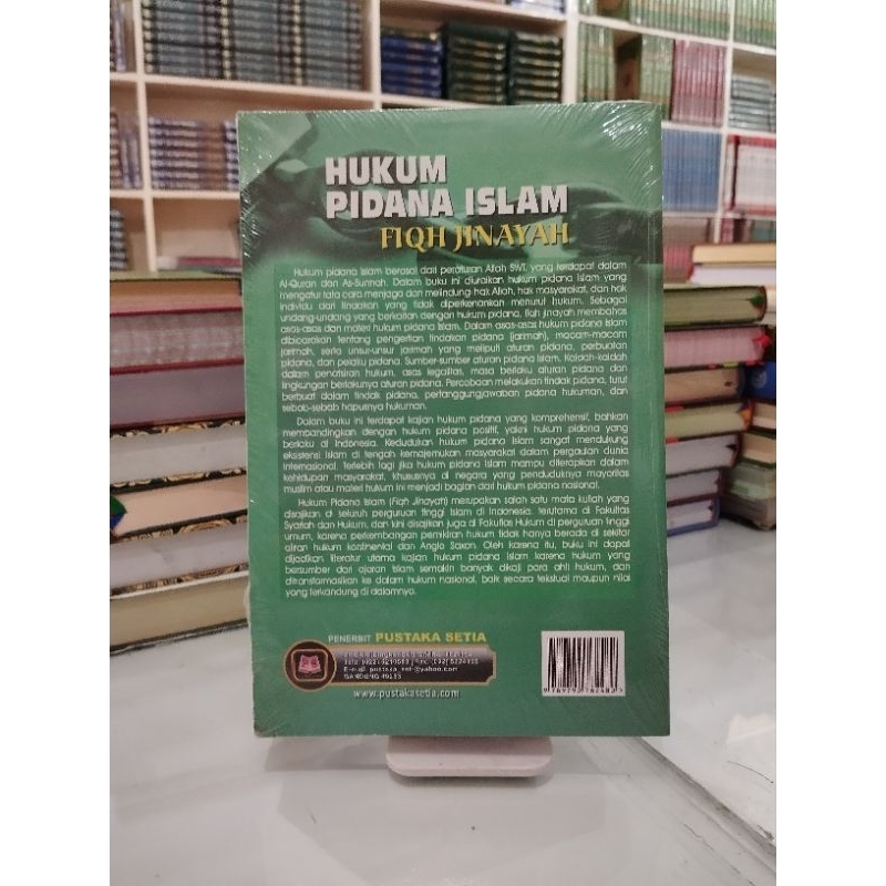 Jual [Original] Buku Hukum Pidana Islam Fiqih Jinayah by Dr Beni Ahmad ...