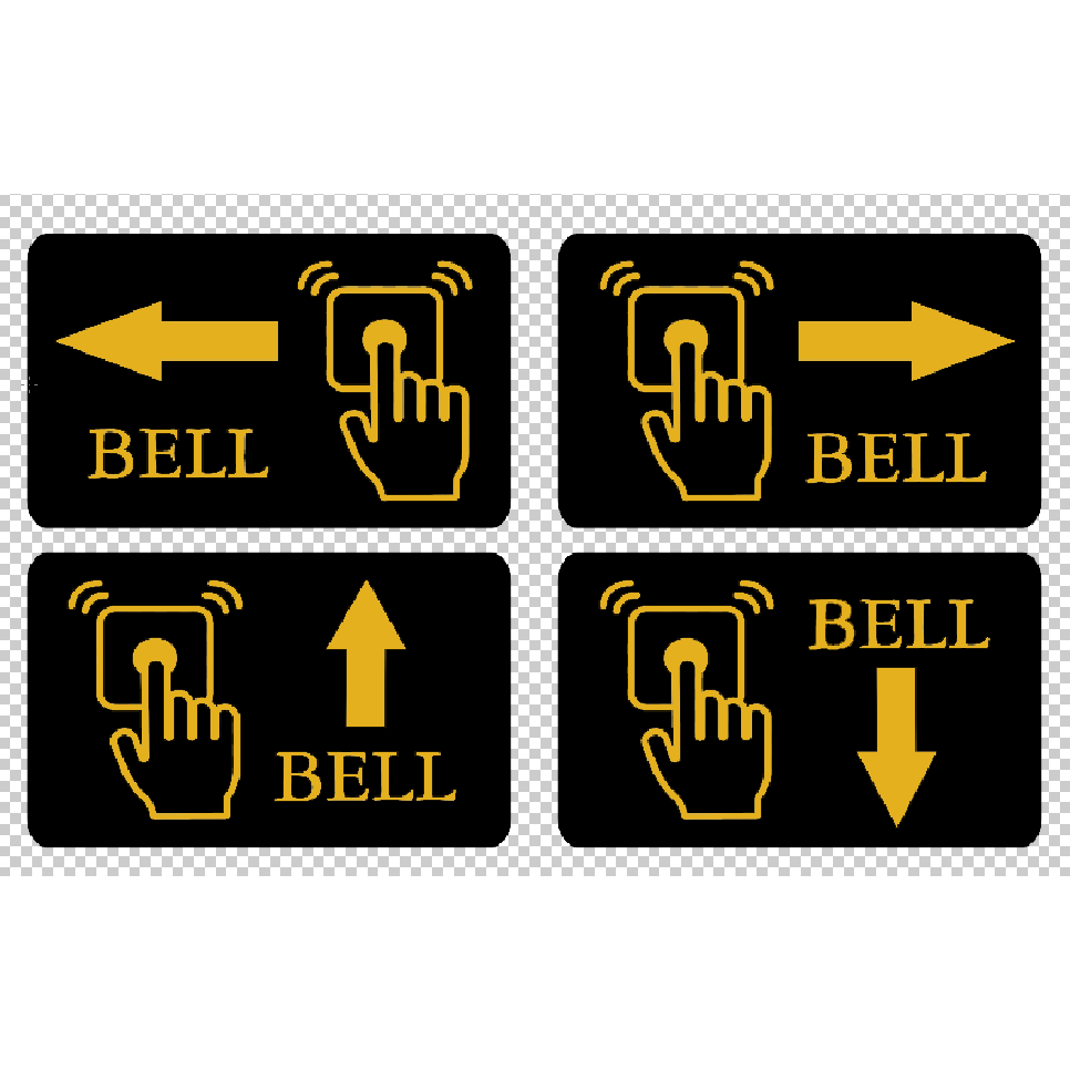 Jual TANDA BELL AKRILIK / SIGN BELL AKRILIK | Shopee Indonesia