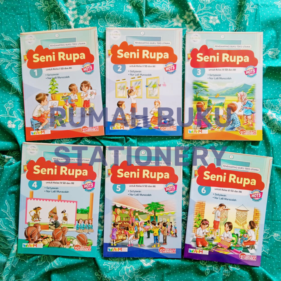 Jual Global Buku Pendamping Teks Utama Seni Rupa Sd Mi Kelas 1 2 3 4