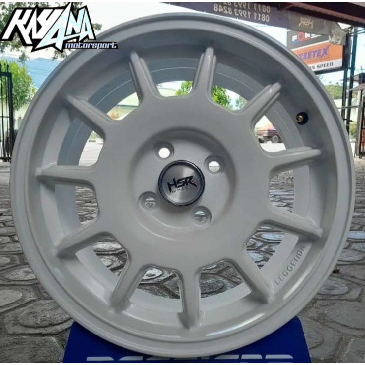 Jual Velg Mobil Rally R15 Pcd 4x100 Lebar 65 Et 40 White Velg Mobil ...