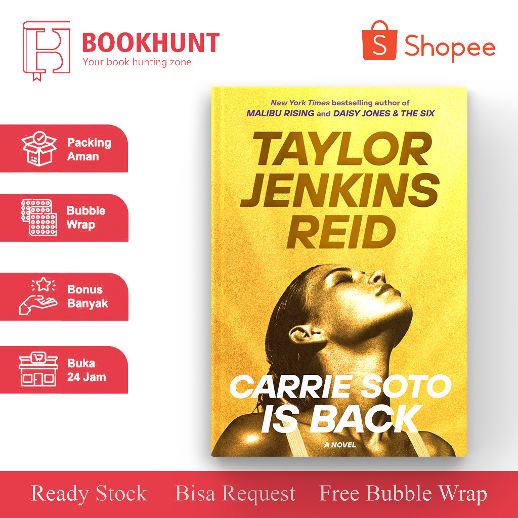 Jual Carrie Soto Is Back by Taylor Jenkins Reid (English) | Shopee ...