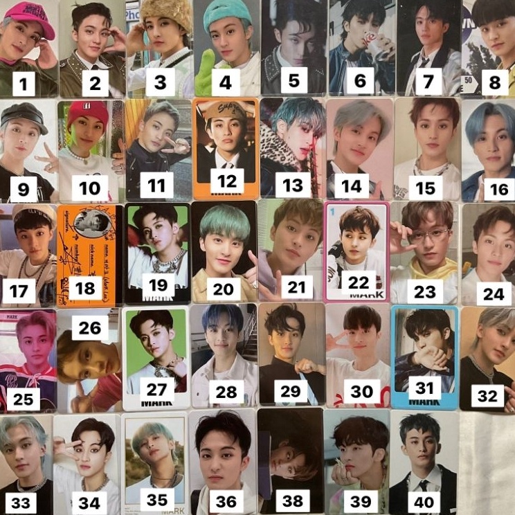 Jual Produk Populer Official Photocard Mark NCT 127 Dream fact check ...