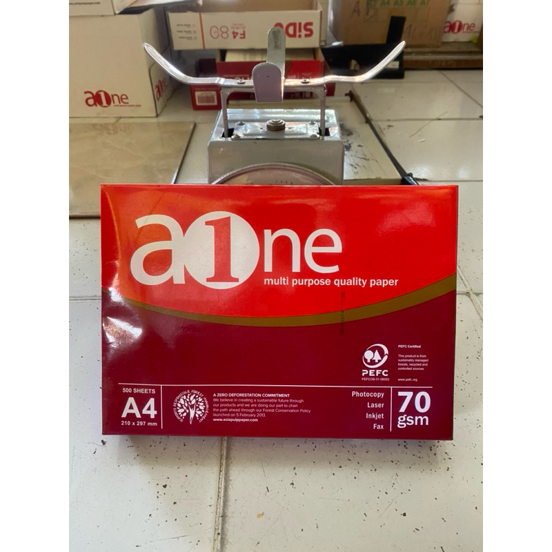 Jual Kertas A4 70gsm aone 1rim / kertas A4 1 rim | Shopee Indonesia
