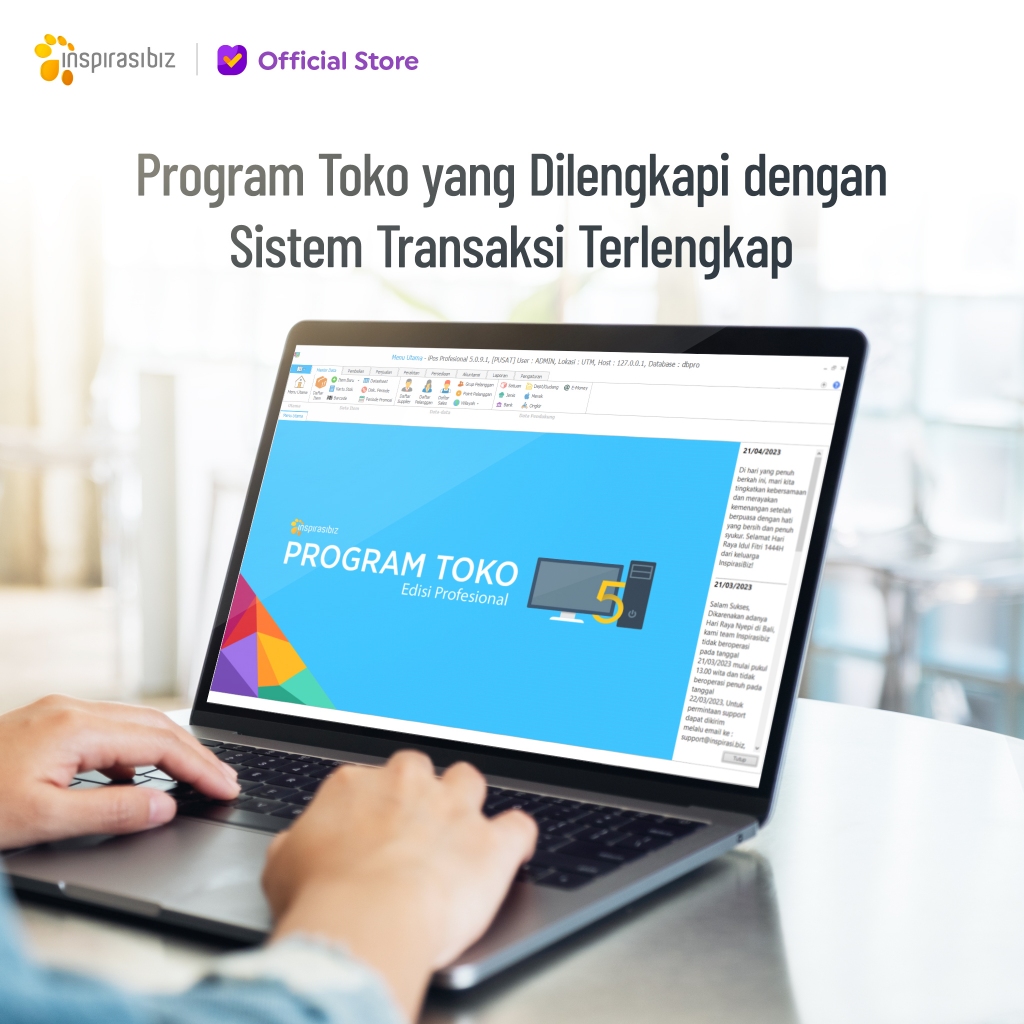 Jual Program Toko iPos 5.0 Profesional [Edisi Dongle] | Shopee Indonesia