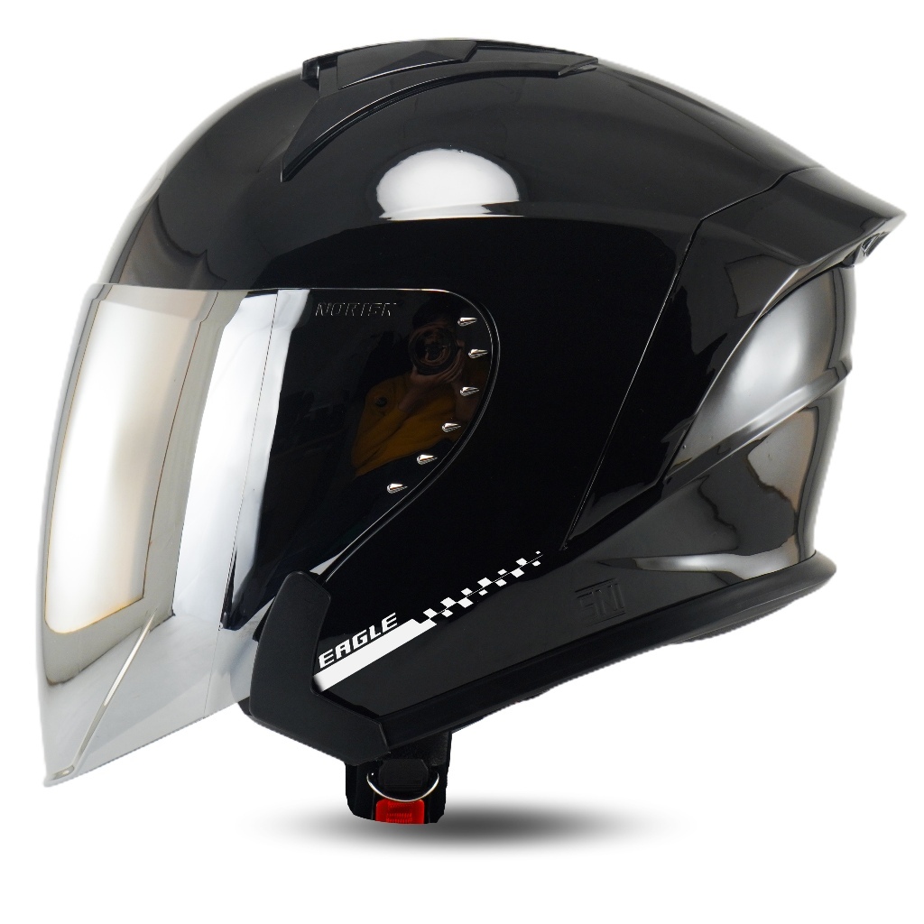 Jual Helm Half Face R-six Eagle Solid Terbaru/Helm Half Face Dewasa ...