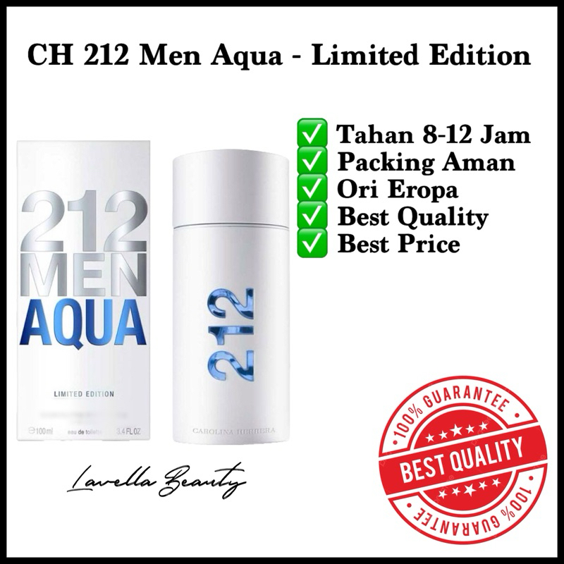 Jual [Original Eropa] CH 212 Men NYC VIP Sexy Men Heroes 100ml Parfum ...