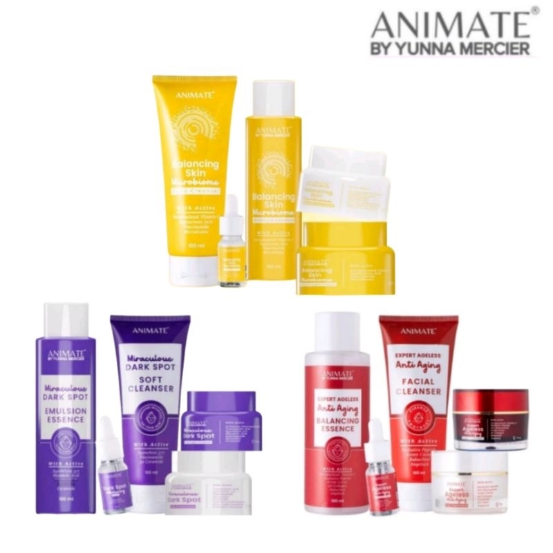 Jual ANIMATE Skincare Paket 5in1 | Shopee Indonesia