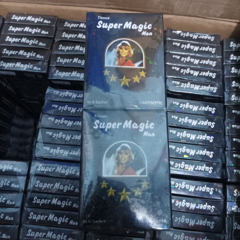 Jual Tissue Super Magic Man Slop Box Pcs Shopee Indonesia