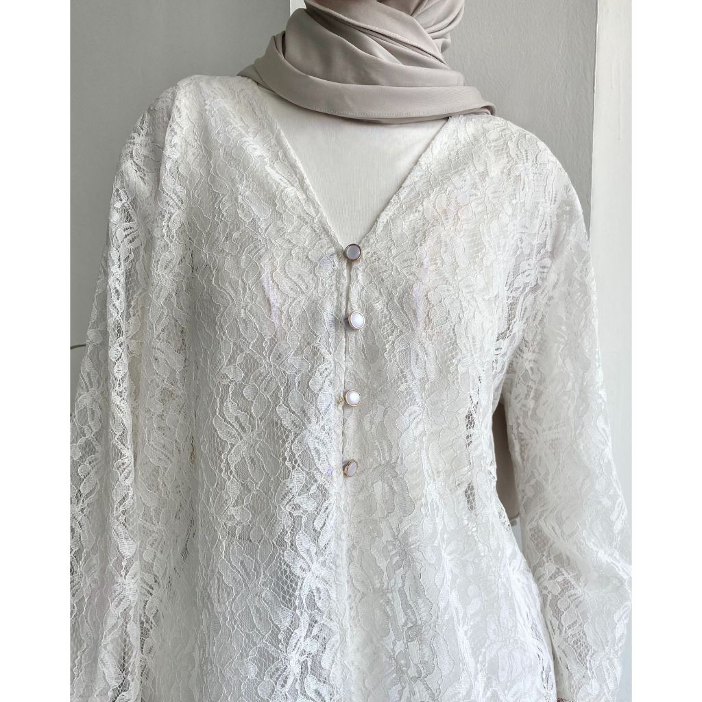 Jual GRACIAS LABEL | Meera Outer | Lace Atasan Wanita | Outer Lace ...