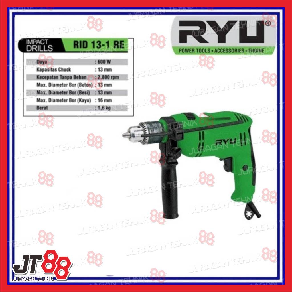 Jual RYU-Mesin bor 13mm RID13-1RE | Shopee Indonesia