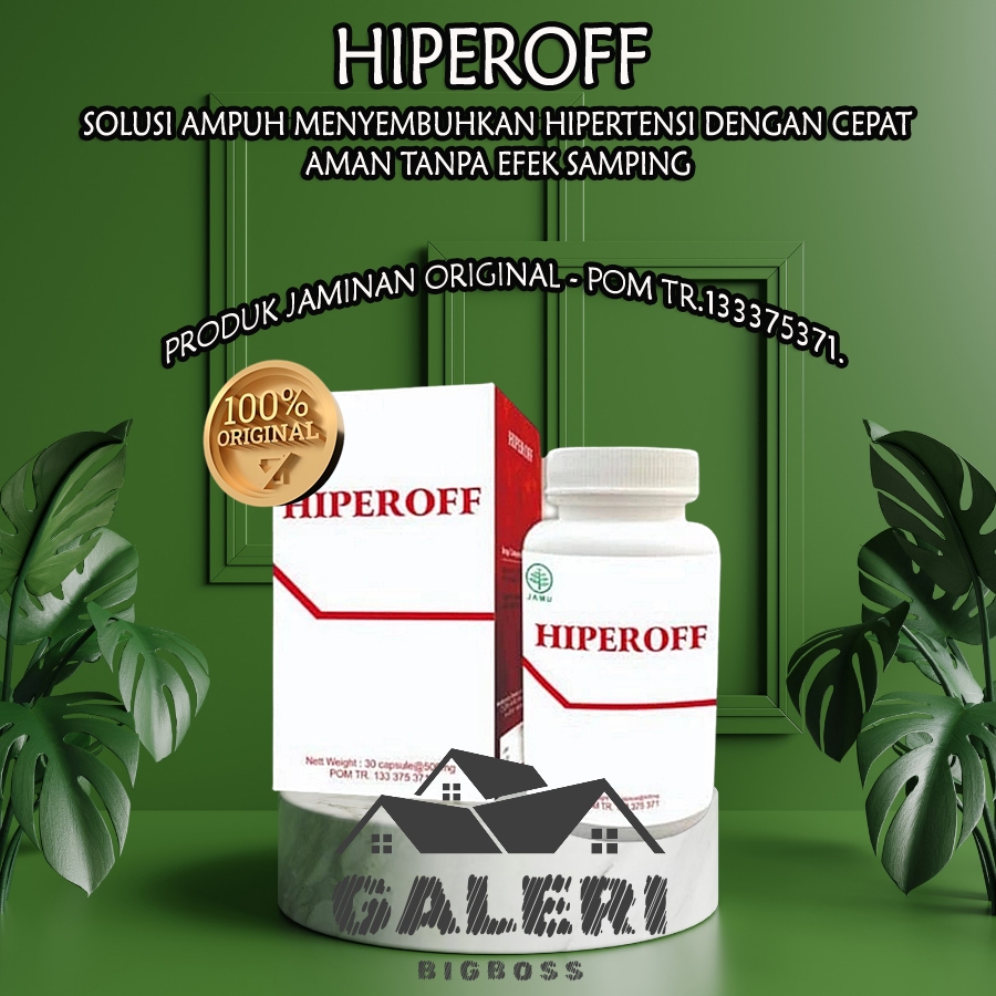 Jual Hiperoff Asli Herbal Original Obat Hipertensi Darah Tinggi Ampuh