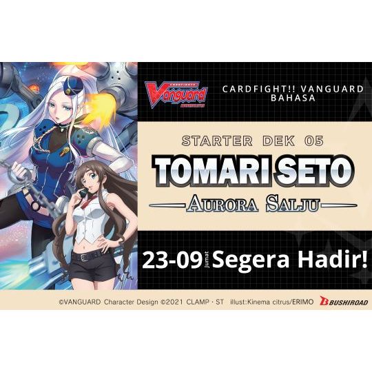 Jual VGD-B-SD05 CARDFIGHT!! VANGUARD Bahasa Starter Dek 05: Tomari Seto ...