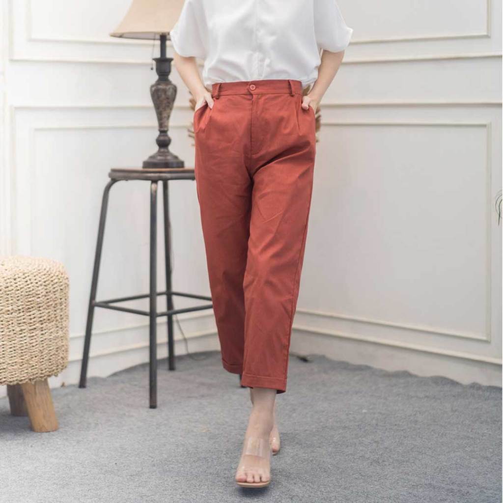 Pants Katifa - Creme