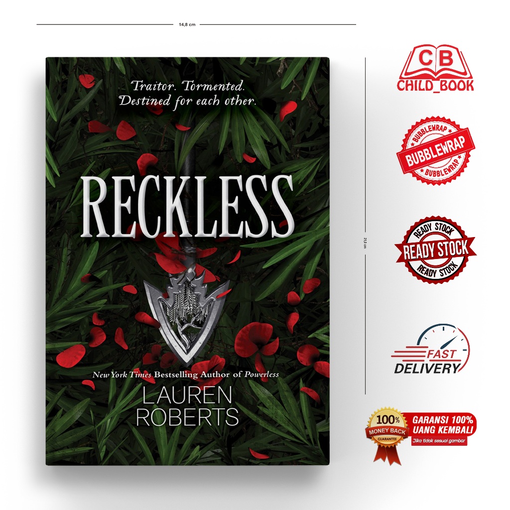 Jual Reckless (The Powerless Trilogy, #2) by Lauren Roberts (English) | Shopee Indonesia