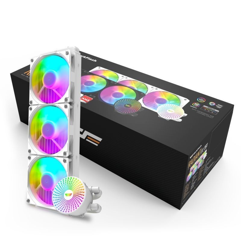 Jual DarkFlash DC360 / DC 360 ARGB 360mm AIO Liquid Cooler - WHITE ...
