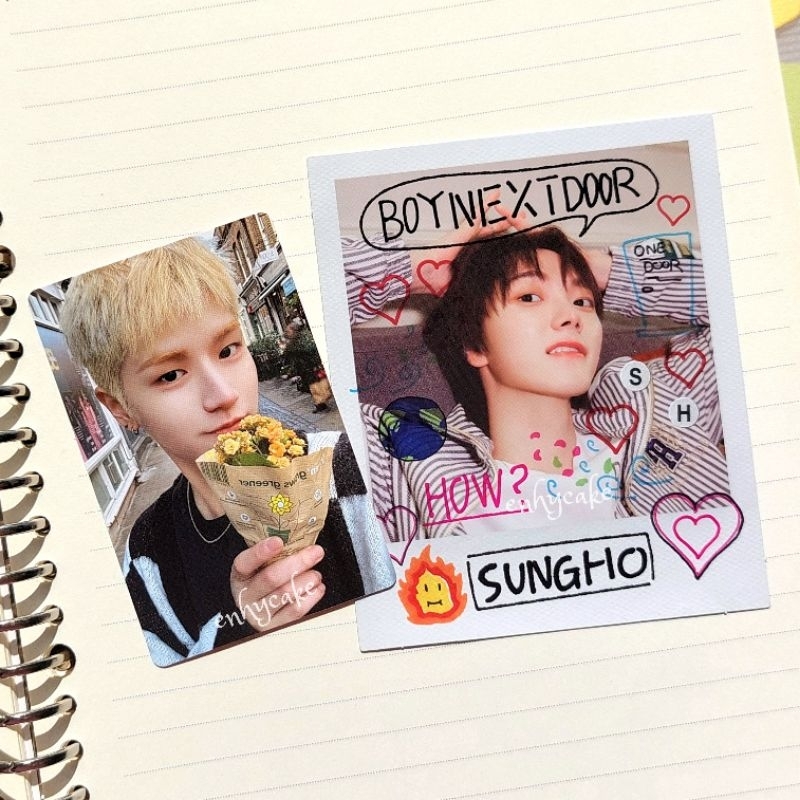 Jual PHOTOCARD BOYNEXTDOOR SUNGHO RIWOO POLAROID ALBUM WHO WHY HOW ...