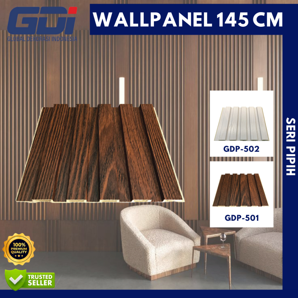 Jual [ PROMO ] WALL PANEL WPC PIPIH 145CM X 16CM | QUALITAS TERBAIK ...