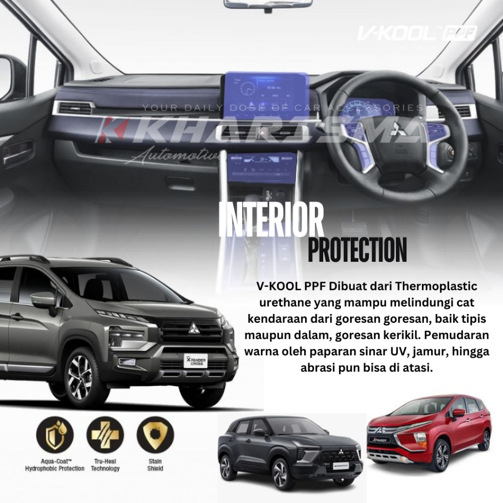 Jual V-KOOL PPF Interior Protector MITSUBISHI XPANDER | XFORCE ...
